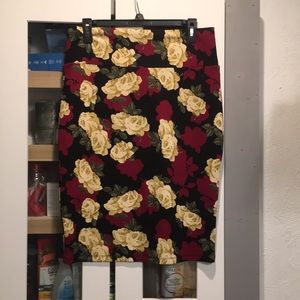 Lularoe Cassie Pencil Skirt- Large